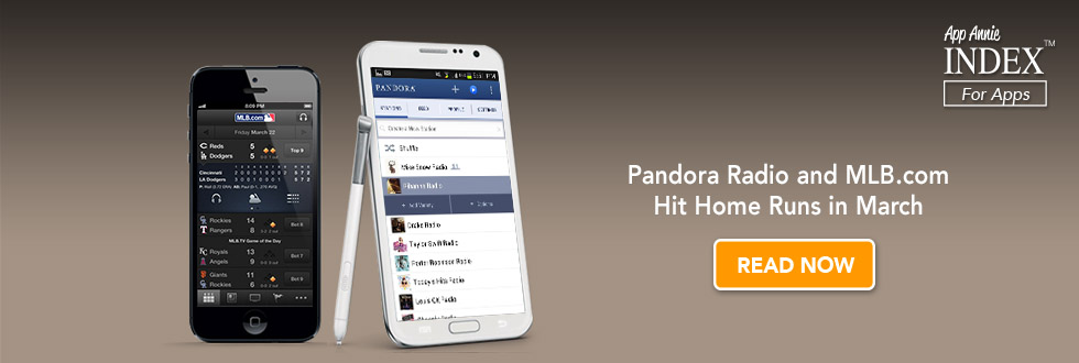 Pandora Radio and MLB.com Hit Home Runs in March