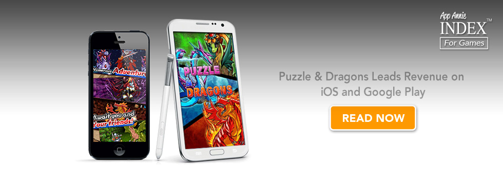 Puzzle & Dragons Leads Revenue on iOS and Google Play